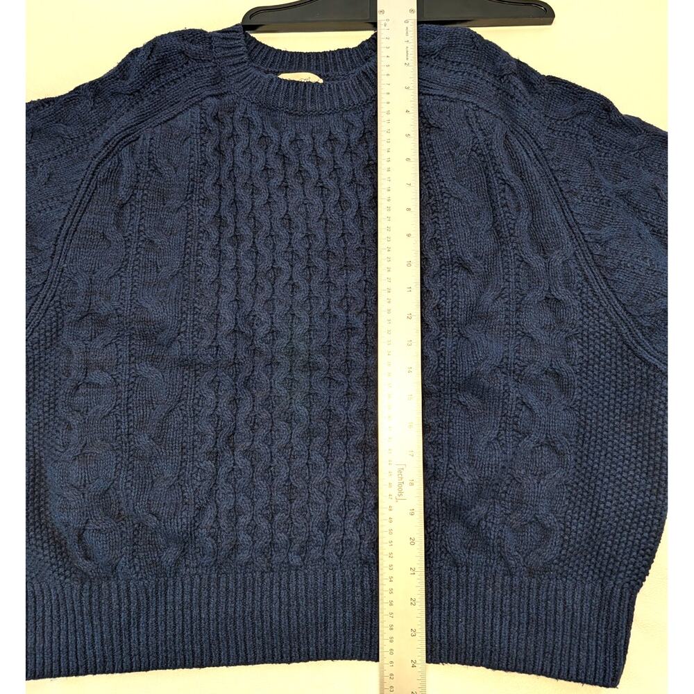 Universal Thread Cable Knit Chunky Fisherman Swea… - image 7